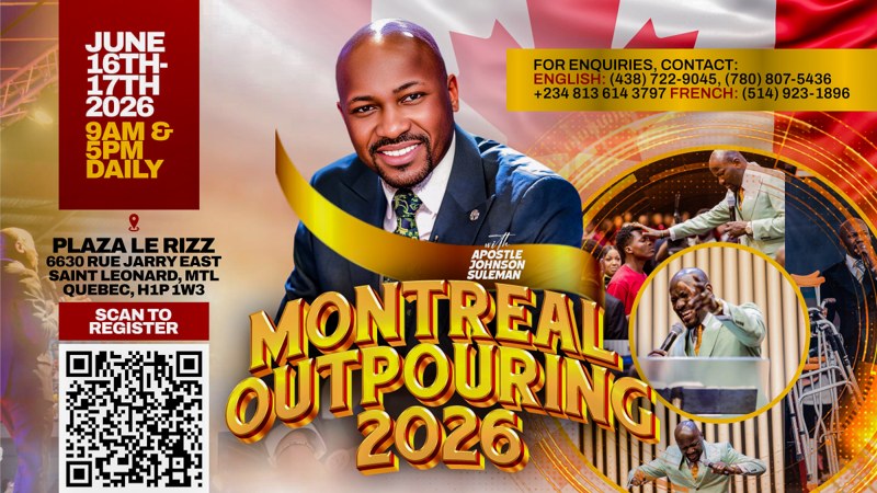 Montreal Outpouring 2026 official flyer